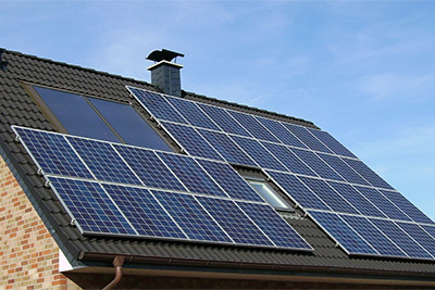 Solar panels in Costa de la Luz